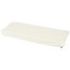 ANDY & HELEN® - Lenzuolo sotto per brandina asilo con angoli elasticizzati per una totale aderenza. Misure standard 65x140 cm in 100% cotone, Panna