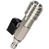 Valvola a per sfera in acciaio per tubo idropulitrice misure 1/4" e 3/8"