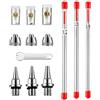 10x 0.2/0.3/0.5mm Kit di aghi per aerografo Mini chiave inglese Pezzi di