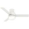 Hunter Ventilatore da Soffitto con Telecomando Gilmour Bianco 132cm Luce