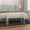 vidaXL Panca Grigio Chiaro 110x45x60 cm in Velluto