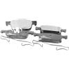 GH 1x Kit Pastiglie Freno Anteriore per Opel Corsa E 2014-, Adam (M13) 2012-
