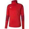 Puma Men's Teamfinal 21 Training Shirt Final Fleece, Red/Chili Pepper, Large