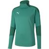 Puma Men's Teamfinal 21 Trainin Final Training Fleece, Pepper/Power Green, Large