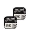 Maxell 2x Maxell 362 361 SR721SW Batterie Orologio Ossido D'Argento 1,55V