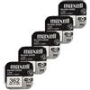 Maxell 5x Maxell 362 361 SR721SW Batterie Orologio Ossido D'Argento 1.55V