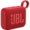 JBL Go 4 Speaker Bluetooth 5.3 Portatile IP67 Auracast 7h Rosso 4,2W