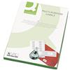 Q-Connect Multi-Purpose Label 199.6x289mm 1 per A4 Sheet Pack of 100 White
