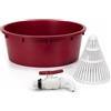 Selepoint KIT MASTELLO PER VINO 225 LT CON FILTR0 E RUBINETTO COLORE VINACCIA