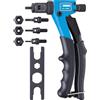 Fervi Rivettatrice per Inserti Filettati con 4 Tiranti Filettati e 4 Testine