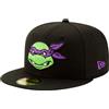 New Era Donatello Nero Viola Cap 59Fifty 5950 Fitted Limitata Custom Edizione
