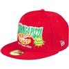 New Era Cap Baseball Fitted TMNT Pizza Scarlet 59Fifty Limited Custom Edition