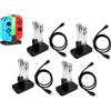 Dobe Stock 4 Stazione Ricarica Switch DOBE TNS-875 8 Pad Pro Type-C per Gaming Room