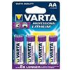 Varta 4x AA Lithium Batteria monouso Stilo AA Litio (Professional Lithium AA - P