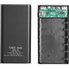 No 18650 Batteria Power Bank Box 5V 2.1A Display LCD 20000MAh Scheda di Alimen6615