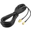 CAVO PER ANTENNA WIRELESS 10 METRI PROLUNGA MASCHIO FEMMINA WIFI RP-SMA