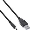 InLine® cavo adattatore di alimentazione, da USB A maschio a spina DC4x1,7mm, 1m