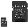 Philips Scheda microSDXC 256 GB Classe 10 UHS-I U1 Incl. adattatore