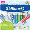 Does not apply 814584 - Set Pennarelli, per Tessuto, Colorella Textile, Kit 12 Colori, Punta Me