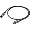 PROEL BULK250LU15 cavo audio bilanciato connessioni xlr maschio xlr femmina 15mt
