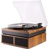 FENTON RP165 giradischi con diffusori 50 watt e bluetooth color legno NUOVO