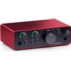 FOCUSRITE SCARLETT SOLO 4TH GEN scheda interfaccia audio usb 2in/2out NUOVA