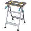 wolfcraft MASTER 200 - Banco Morsa da Lavoro Pieghevole e Portatile | Banco da lavoro stabile con piano divisibile, fori da 20 mm, portata 180 kg e sistema a chiusura rapida. Art. 6177000