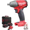 Milwaukee 'Milwaukee 4933451068 - m18fiwp12 - 502 X Fuel chiave Avvitatore 18 V 5,0 Ah litio, 300 nm 1/2; 4 modalità con Pin