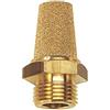 RIEGLER 113344-567-0/M - Silenziatore in ottone Sinterbronce, filettatura esagonale, M5, SW 9, 1 pezzo
