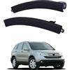 WFLNHB 2 Pezzi Sinistro & Destro Lato Nero Paraurti Filler Ricambio Anteriore per Honda CRV 2007 2008 2009 2010 2011 71103SWA000 71108SWA000 HO1089114 HO1088114
