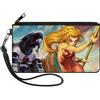 Thundercats Canvas Zipper Wallet LARGE Thundercats Cheetara Cats Lair Action Pose