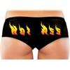 Magic Silk - Wise Cracks Magia Seta, delle donne crepe saggi Hot Ass Graphic Boyshort, Nero (schwarz), S/M