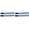 Fiab 2 fasce elastiche altezza 3Cm lunghezza 60Cm elastic bands fissaggio a strappo per elettrodi stimolazione ionoforesi (Confezione da 2)