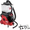 Flex Aspiratore di sicurezza VCE 33 M AC Set + separatore VCE-PS 25 Cylone (rosso, aspirapolvere di sicurezza con pulizia automatica del filtro, 30 l, classe M, aspirapolvere industriale