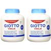 GIOTTO VINILIK - Barattolo Da 1 Kg Colla Vinilica, Colore Bianca (Confezione da 2)