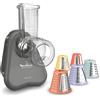 Moulinex Fresh Express, Tritaverdure Elettrico 4 in 1, Sistema per Servire Diret