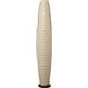 DRW Lampada da Terra formata con Conchiglie in Fibra e Madreperla Bianca
