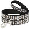 Buckle-Down Designs Dog Leash Golf Balls Tan/White