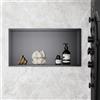 Keokbon Nicchia da parete per doccia, 60 x 30 x 10 cm, in acciaio inox, per