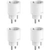 Tapo 4er-Pack TP-Link Tapo P115 Smarte Mini WLAN Steckdose Mit Energieverbrauchskontrolle (Tapo P115(4-pack))
