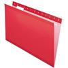 Pendaflex Cartelle portadocumenti sospese rinforzate, dimensioni legali, rosso, taglio 1/5, 25/BX (4153 1/5 ROSSO)