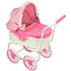 Saica Carrello per bambole classico rosa Reborn - Carrello classico Delux Rosa