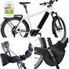 NC-17 NC-17 E Bike Schutzhüllen 3er Set | Ebike Batterie Schutz | Motor Schutz für integrierten Akku im Unterrohr | Lenker Schutz | Nylon und Neopren | Für alle gängigen E Bikes -, Nero, 4362