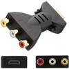 HDMI to 3 RCA Full HD Video 1080P AV scart composito convertitore Adattatore