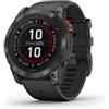GARMIN FENIX 7X PRO SOLAR (26MM) NERO/GRIGIO ARDESIA MOD. 010-02778-01 EAN 75375