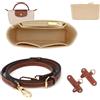 GADITIEK Tracolla e Organizer per Longchamp Mini Borse, Pelle Strap per Borsa Do