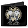 Supernatural Bi-Fold Wallet Supernatural Sam & Dean Caricatures/DRIVER PICKS THE MUSIC/Shatte