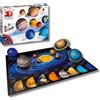 Ravensburger - Puzzle 3D Sistema Solare 522 pezzi, Puzzle 6+ anni | Puzzle 3D Si