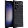 FORCELL CUSTODIA COVER EFFETTO METAL CARBON PER SAMSUNG GALAXY GALAXY S23 ULTRA S918
