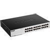 D-Link GO-SW-24G Switch Gigabit 10/100/1000 Mbps, Plug&Play, 24 Porte, Nero